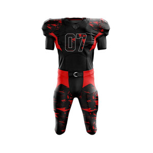 Uniforme de Fútbol Americano Personalizable, Conjunto de Jersey y Pantalones Sublimados para Hombre, Transpirable, Ajustado, de Manga Corta, con Estampado de Camuflaje - Product Image 2