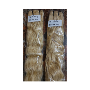Extensions à clipser 613 blondes, tissage de cheveux naturels, mèches vierges en vrac, perruque avec brins non traités, idéale pour un style platine - Product Image 3