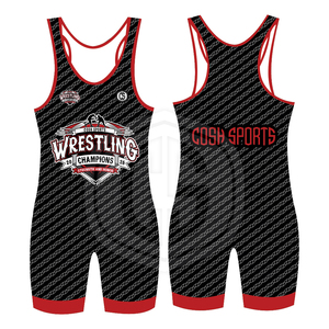 Ropa Deportiva, Singlets de Lucha Sublimados Reversibles para Hombre, Transpirables, para Gimnasio y Fitness, Diseño de Corte Bajo, para Entrenamiento de Levantamiento de Pesas - Product Image 1