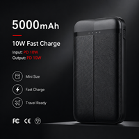 Batterie externe personnalisée avec logo 5000 mAh, chargeur portable pour cadeaux d'entreprise et promotions, fournisseur en gros d'usine, CE RoHS FCC KC