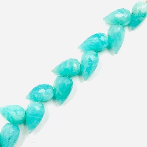 Cuentas de Amazonita Natural Facetadas en Forma de Lágrima, Gotas de Capullo de Flor, Piedras Preciosas Sueltas al por Mayor - Product Image 2