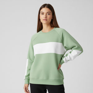 Novedad: Sudadera con Capucha Oversize para Mujer, 100% Algodón, Lavado Ácido, Estampado Frontal de 2 Colores, Estilo Urbano, Invierno, Transpirable y Cálida con Forro Polar - Product Image 6