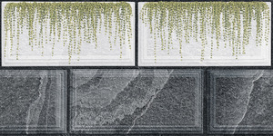 Azulejos de pared de primera calidad Asia Tiles Elevation Tiles de 300x600 mm para villas de lujo. - Product Image 3