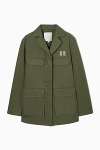 Veste en twill pour femmes grandes tailles, manches longues, coton respirant de haute qualité, vêtements d'extérieur décontractés pour femmes en hiver - Product Image 4