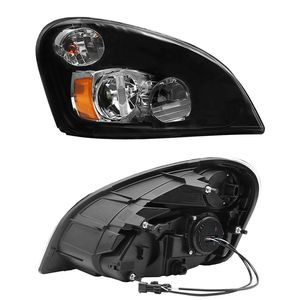 Faro a LED per Freightliner Cascadia 2008-2017, Gruppo Ottico Nero con Lente Trasparente, Guida a Sinistra, Compatibile con Sistema di Illuminazione per Camion - Product Image 2