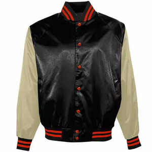 Vestes de baseball universitaires pour hommes en coton, personnalisables, de nombreuses couleurs, prix de gros abordable - Product Image 3