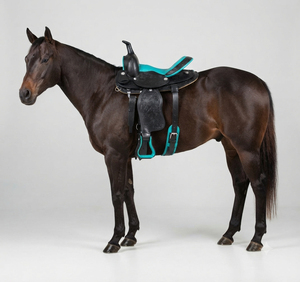 Selle de cheval western professionnelle en cuir, arbre en fibre de verre léger, selle de randonnée équestre artisanale de qualité supérieure 16 pouces - Product Image 6