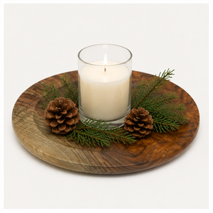 Platos de Madera Natural al por Mayor, Platos de Madera de Acacia Hechos a Mano Ecológicos para Bodas y Eventos - Product Image 4