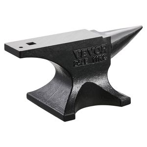 Incudine in Acciaio Fuso a Corno Singolo da 25 libbre, Alta Durezza, Robusta, con Corno Arrotondato, Strumento per Fabbri, Base Stabile per Lavorazione del Metallo - Product Image 1