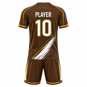 Professional <b>Soccer</b> Kit Set for Men and Youth, Breathable Athletic Jersey and Shorts, Perfect for Football Training Matches - Product Image 3