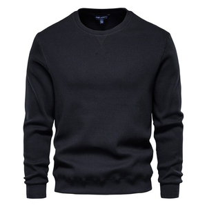 <b>Men</b> Warm Fleece Crewneck Sweatshirt <b>Long</b> <b>Sleeve</b> Pullover Winter <b>Top</b> Casual Comfortable Soft Clothing for Daily Wear Travel - Product Image 3