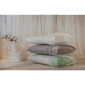 Almohada cervical clásica blanca de espuma viscoelástica de alta calidad, categoría premium, disponible en cantidad al por mayor, origen España. - Product Image 1