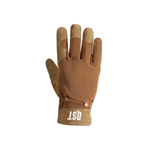 <b>Leather</b> <b>Garden</b> <b>Gloves</b> Working Planting Pruning Yard Care Full Finger Anti-Slip Hook Loop Closure Custom Logo Private Label OEM - Product Image 3