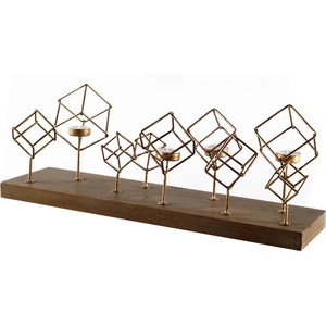 Hand Forged <b>Black</b> Iron Candelabra 5-Light Wavy Branch Candle Holder Rustic Metal Table Centerpiece <b>Candlestick</b> for Wedding Decor - Product Image 5
