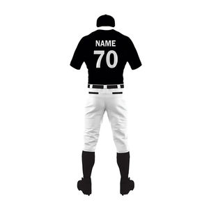 Uniforme de Béisbol para Hombre a Precio Razonable, Mejor Calidad, Nuevo Diseño, 100% Poliéster, Manga Corta, Nombre del Equipo Personalizado, Hecho en Pakistán - Product Image 3