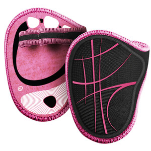 Almohadillas de Agarre para Levantamiento de Pesas Color Rosa, Protectores de Palma Antideslizantes, Almohadillas de Agarre para Gimnasio para Mujeres, Entrenamiento Físico - Product Image 4