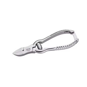 Coupe-cuticules de haute qualité en acier inoxydable, coupe-cuticules portable à mâchoires plates, poignée ergonomique, outil à ongles durable - Product Image 3