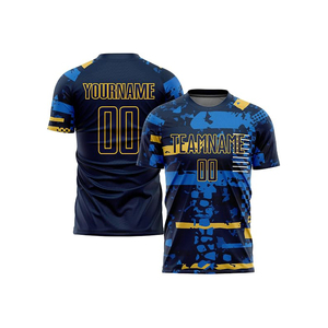 Football Team Uniform <b>Soccer</b> Jersey Set Custom Logo 100% Polyester Anti-Bacterial Quick Dry Lightweight Breathable Athletic - Product Image 6