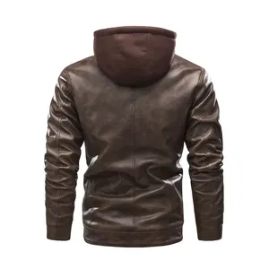 Chaqueta de Cuero 100% Piel de Vacuno Genuina para Hombre, Estilo Vintage, Nueva y Elegante con Cierre de Cremallera y Grabado de Cocodrilo, Chaqueta de Temporada para Hombre - Product Image 3