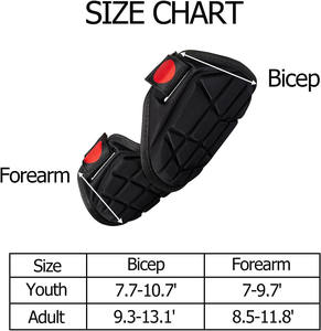 Protector de Codo de Béisbol con Diseño Personalizado, Almohadilla Protectora para Béisbol y Sóftbol, Protección para Bateo, Fabricante OEM ODM - Product Image 5