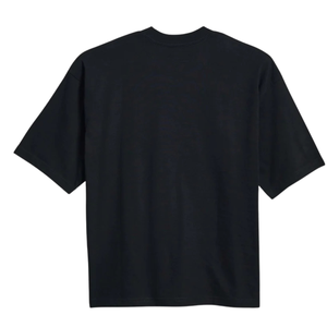 เสื้อยืดโอเวอร์ไซส์ทรงบ็อกซี่ สีดำ ผ้าฝ้ายพรีเมียม ทรงหลวม แขนสั้น สไตล์ลำลอง สตรีทแวร์ เสื้อเปล่า สำหรับงานสั่งทำ - Product Image 2