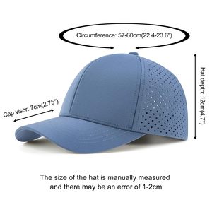 Gorras de Béisbol Personalizadas al por Mayor, Gorras de Algodón de Alta Calidad para Uso Diario, Unisex, Ajustables - Product Image 6