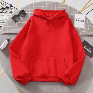 2026 <b>White</b> Hoodies Men Women Winter Long Sleeve Pullover Tops Casual Pocket Unisex Regular Fit Breathable 100% Cotton Sport Wear - Product Image 5
