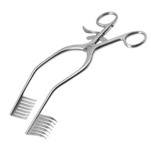 Clip orthopédique chirurgical à ressort auto-serrant en acier inoxydable de 200 mm pour traumatologie, type machine à source d'alimentation - Product Image 2