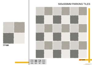 Baldosas para Estacionamiento en Exteriores Resistentes a la Intemperie de 500X500MM Diseñadas para Soportar Tráfico Continuo Mientras Mantienen la Seguridad de la Superficie - Product Image 4