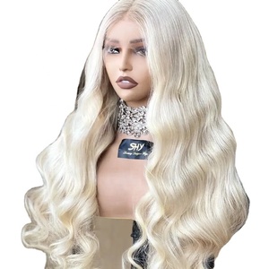 Peluca con malla frontal 13x4 de la mejor calidad, cabello virgen europeo de 22 pulgadas, línea de cabello prearrancada de densidad 180% transparente para encaje suizo - Product Image 1