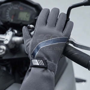 Gants de karting d'hiver haute performance avec support long pour le poignet, imprimés par sublimation, imperméables, légers, en polyester et coton, pour la course - Product Image 6