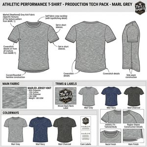 <b>Men</b>’s Slim Fit Heather Grey T-Shirt – Lightweight Breathable <b>Stretch</b> Fabric Casual Crew Neck Short Sleeve Tee for Gym Fitness - Product Image 5
