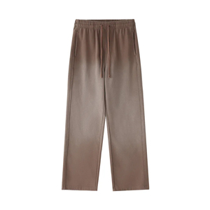Pantalon de survêtement en coton pour homme, coupe droite, taille élastique avec cordon de serrage, décontracté, avec poches latérales, léger, pour l'automne - Product Image 5