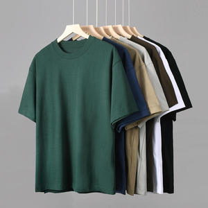 Ventes en gros de haute qualité, fabricants de logos personnalisés, t-shirts à manches courtes, col rond, coupe ajustée, tendance, streetwear, 100% coton - Product Image 4