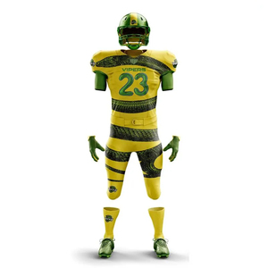 Maillot de football américain personnalisé de haute qualité, uniforme adulte, grande taille, tissu 100% polyester, personnalisation de la marque, pas cher - Product Image 3