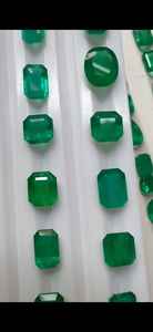 Esmeralda natural de Zambia, formas mixtas, calidad fina AAA, piedra preciosa suelta para la elaboración de joyas, pendientes para mujer - Product Image 2