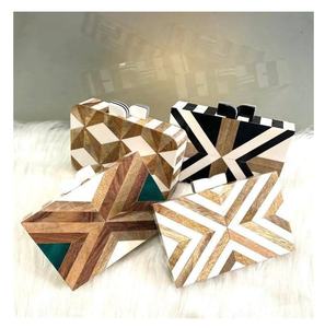 Designer Women's Resin Clutch Handbag Acrylic <b>Evening</b> Party Purse with Birthday Gift for Wedding and Bridal Occasions - Product Image 3