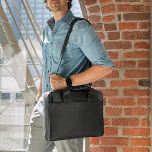 Sac à main en cuir véritable pour homme, sacoche pour ordinateur portable, sac à bandoulière, sac messager, sac de voyage, sac de bureau, grande capacité - Product Image 3