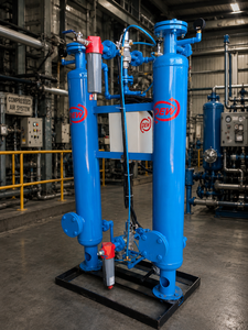 Secador de Aire Desecante sin Calor DEW 40 CFM -40 ° Unidad de Secador de Aire Industrial Montada sobre Plataforma con Alúmina Activada por Punto de Rocío C - Product Image 1