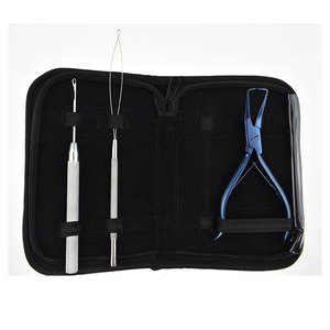 Kit de Herramientas Premium para Extensiones de Cabello, Herramientas de Aplicación de Extensiones de Cabello Duraderas y Profesionales para Salón de Belleza, Uso Doméstico, Reutilizables - Product Image 1