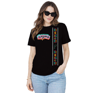 Hot Sale Women's OEM Saints Antonio Spurs Daily Wear Cotton <b>T</b>-<b>Shirt</b> With Crew Neck Short Casual Breathable Spring/Summer Wear - Product Image 3