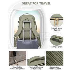 High Quality Durable Waterproof Fabric Stylish Design Zipper Closure Travel <b>Backpack</b> for Men <b>Women</b> Outdoor Journey and Daily Use - Product Image 6