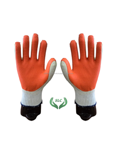 ถุงมือผ้าฝ้ายลามิเนตยางเพชรร่อง27ซม. ป้องกันการกระแทกป้องกันไฟฟ้าสถิตย์ป้องกันการกระแทกยี่ห้อ RPG ป้องกันมือและแขน - Product Image 3