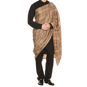 Wholesale <b>Woolen</b> Mens Sindhi <b>Shawl</b> with Embroidered Border Prayer Scarf Arab Men Scarf - Product Image 6