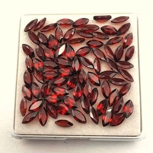 Natural Mozambique <b>Garnet</b> Marquise Cut Faceted Loose Gemstone Red <b>Garnet</b> Stone For Jewelry Making Wholesale Price Bulk 3.5mm 7mm - Product Image 1