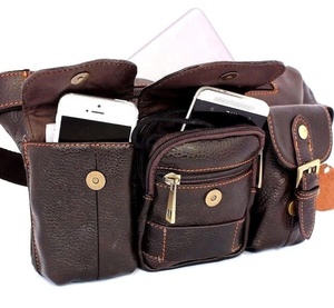 Sac banane en cuir tendance de haute qualité pour usage quotidien en extérieur, service OEM, design de mode durable, sacs banane en cuir avec logo - Product Image 6