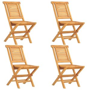 Ensemble de salle à manger de jardin en teck naturel - Product Image 3