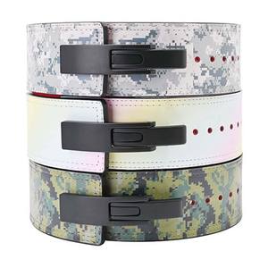 Ceintures de musculation professionnelles réglables en cuir de vachette, robustes et légères, pour la musculation et l'entraînement en salle de sport - Product Image 1