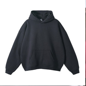 Sweat-shirts à capuche surdimensionnés épais et lourds en molleton 100% coton 500 GSM de haute qualité avec logo personnalisé - Product Image 1