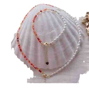 Collar de Perlas de Agua Dulce de Alta Calidad con Ágata Roja, Diseño Exclusivo, Collar de Moda con Capas para el Año Nuevo, Amuleto de Buena Suerte para el Zodiaco - Product Image 4